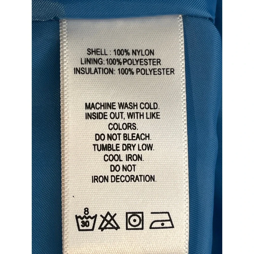 Alo Yoga Blue Lightweight Puffer Vest Athleisure Minimalist Medium‎